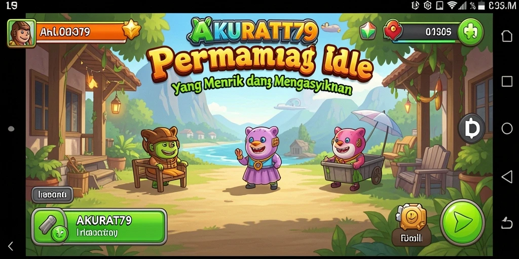 Tampilan gameplay AKURAT79 yang menampilkan aksi Idle yang seru.