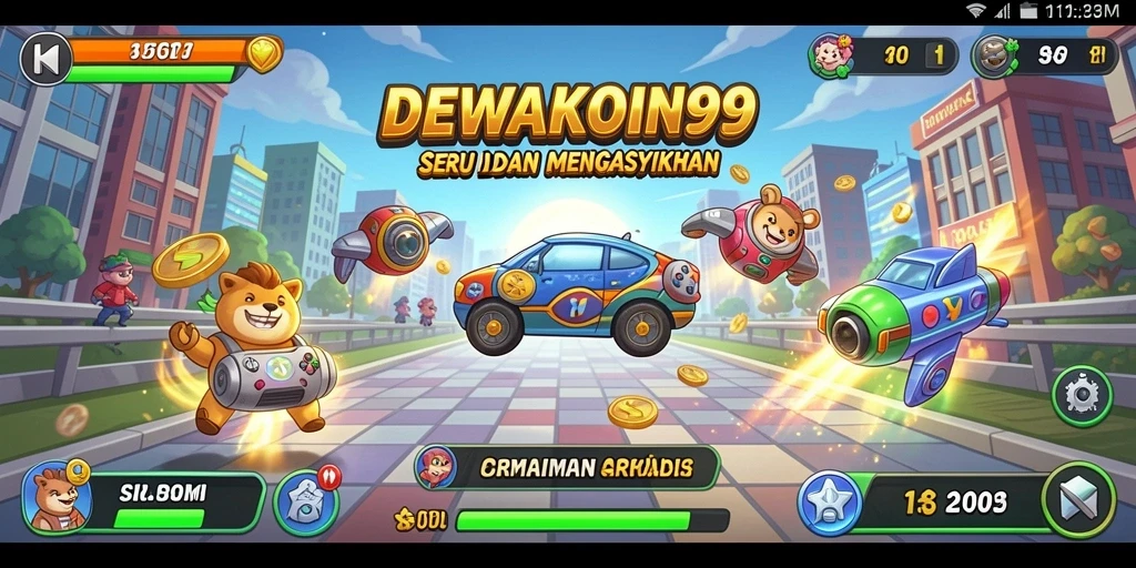 Tampilan gameplay yang seru dan menantang dari DEWAKOIN99.