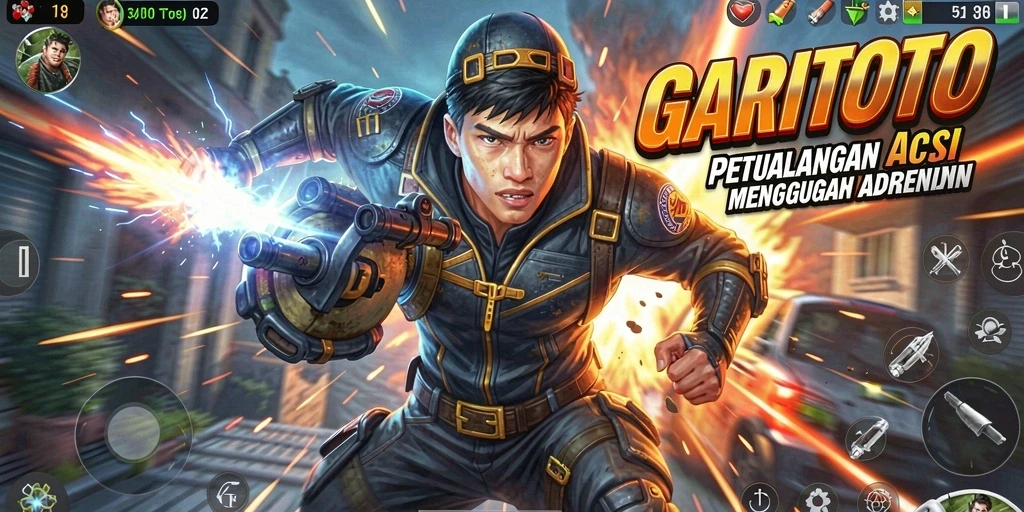 Tampilan gameplay GARITOTO yang penuh aksi dan seru.