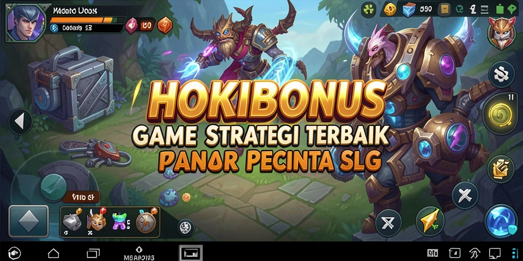 Screenshot gameplay HOKIBONUS menampilkan pertempuran strategis yang mendebarkan.