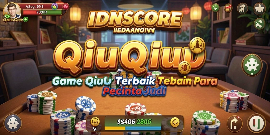 Screenshot IDNSCORE menampilkan aksi intens bermain QiuQiu.