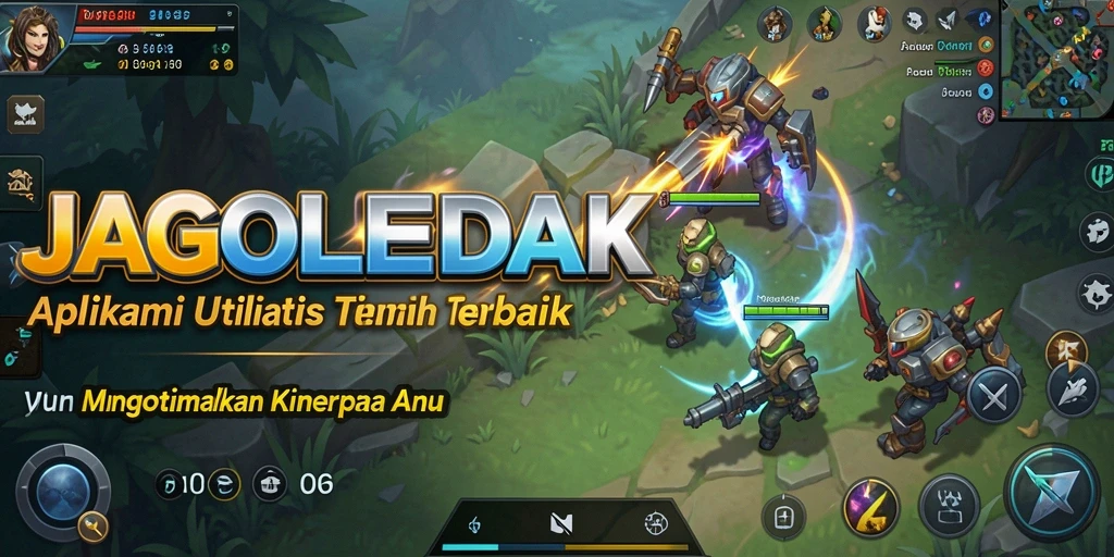 Tampilan antarmuka utama JAGOLEDAK yang intuitif dan ramah pengguna.