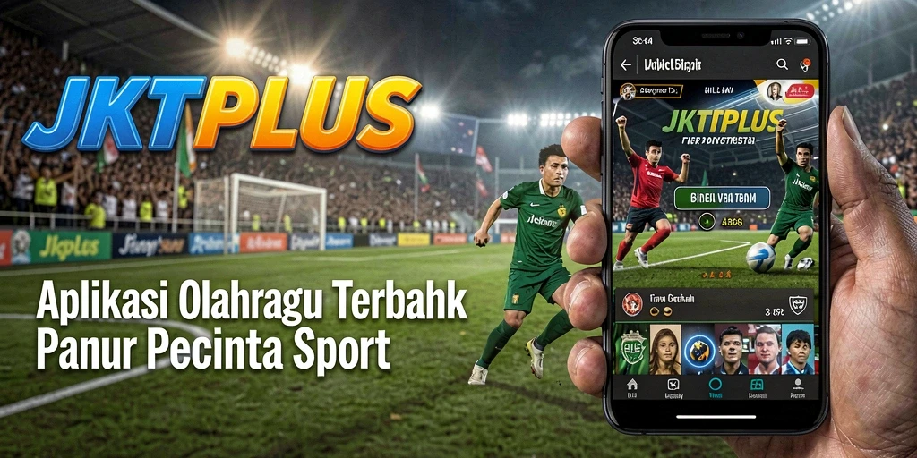Screenshot JKTPLUS menampilkan aksi seru dalam permainan olahraga.
