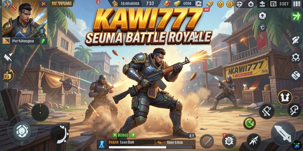 Gameplay Battle Royale mendebarkan di KAWI777 dengan aksi seru.