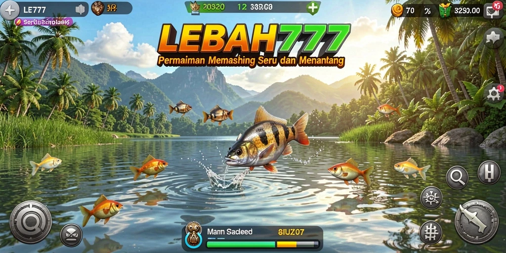 Tangkapan ikan yang besar dalam gameplay LEBAH777 yang seru.