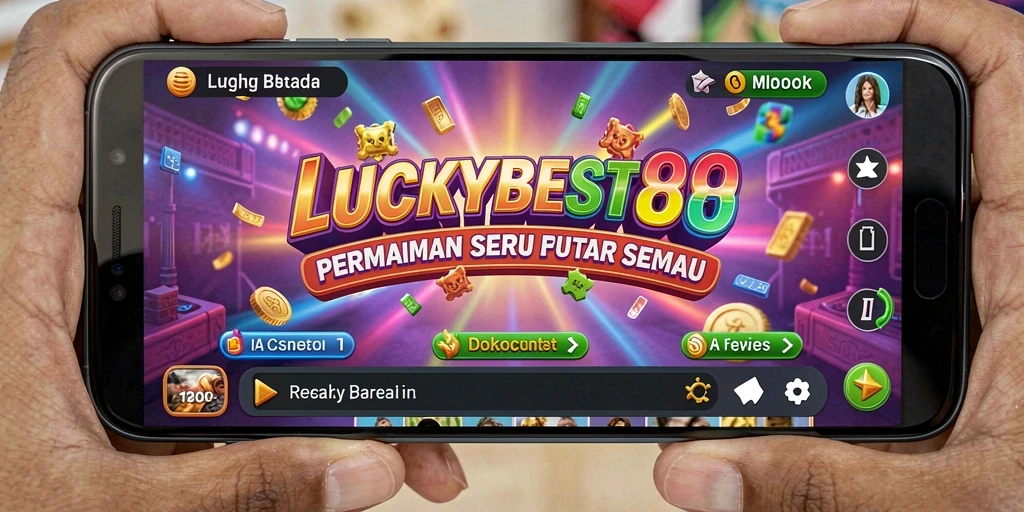 Tampilan gameplay menantang di LUCKYBEST88 yang penuh warna.