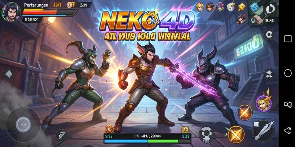 Tampilan aksi pertarungan yang mendebarkan di NEKO4D.