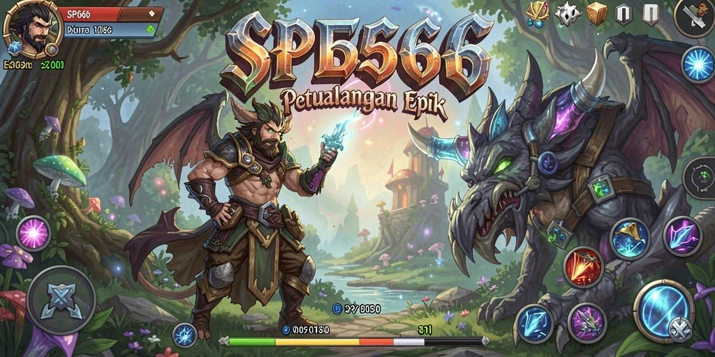 Tangkapan layar gameplay SP666 menampilkan momen petualangan yang seru dan menantang.