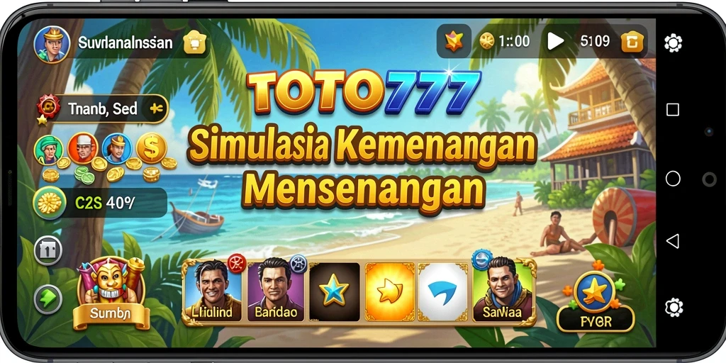 Tampilan gameplay TOTO777 yang menarik dan interaktif.