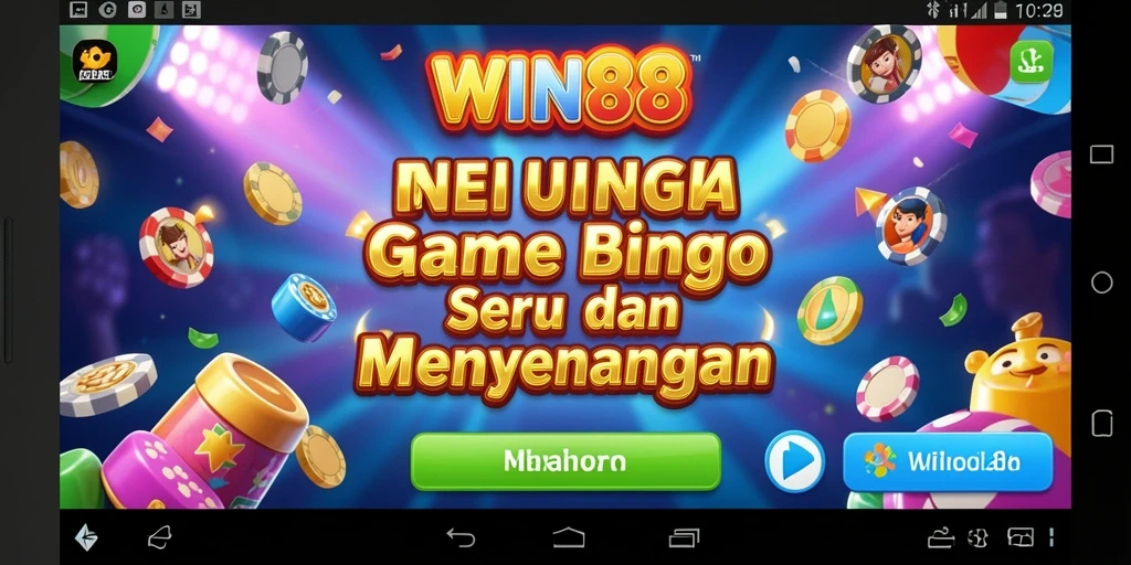 Tampilan gameplay Bingo di WIN88 yang menarik dan interaktif.
