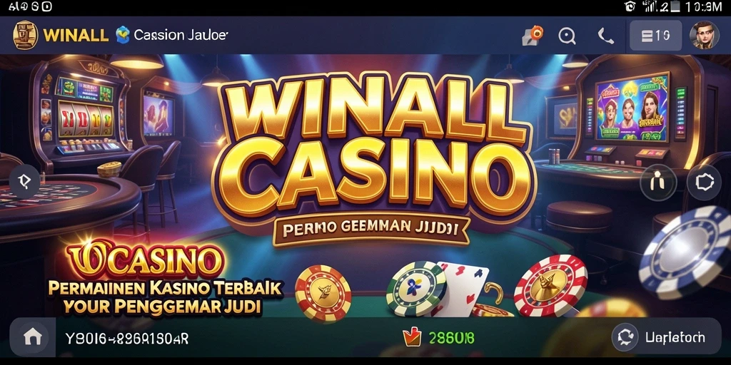 Tampilan gameplay Kasino di WINALLCASINO yang menarik dan interaktif.